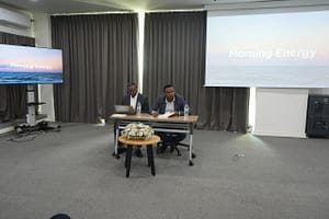 Discussion with resident companies